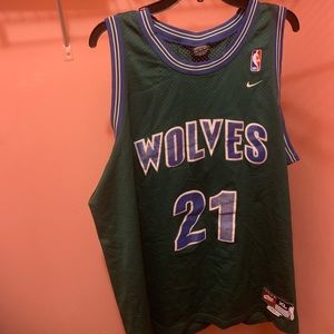 VINTAGE MINNESOTA TIMBERWOLVES JERSEY (AUTHENTIC)